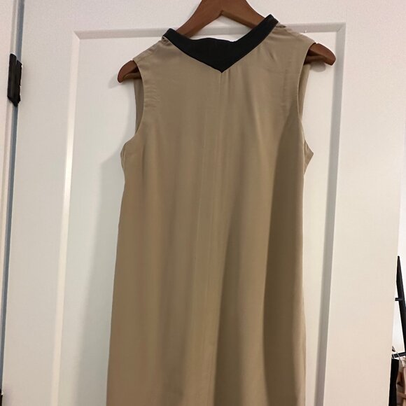 Robert Rodriguez silk mini dress with leather collar Size 2 - Picture 1 of 3